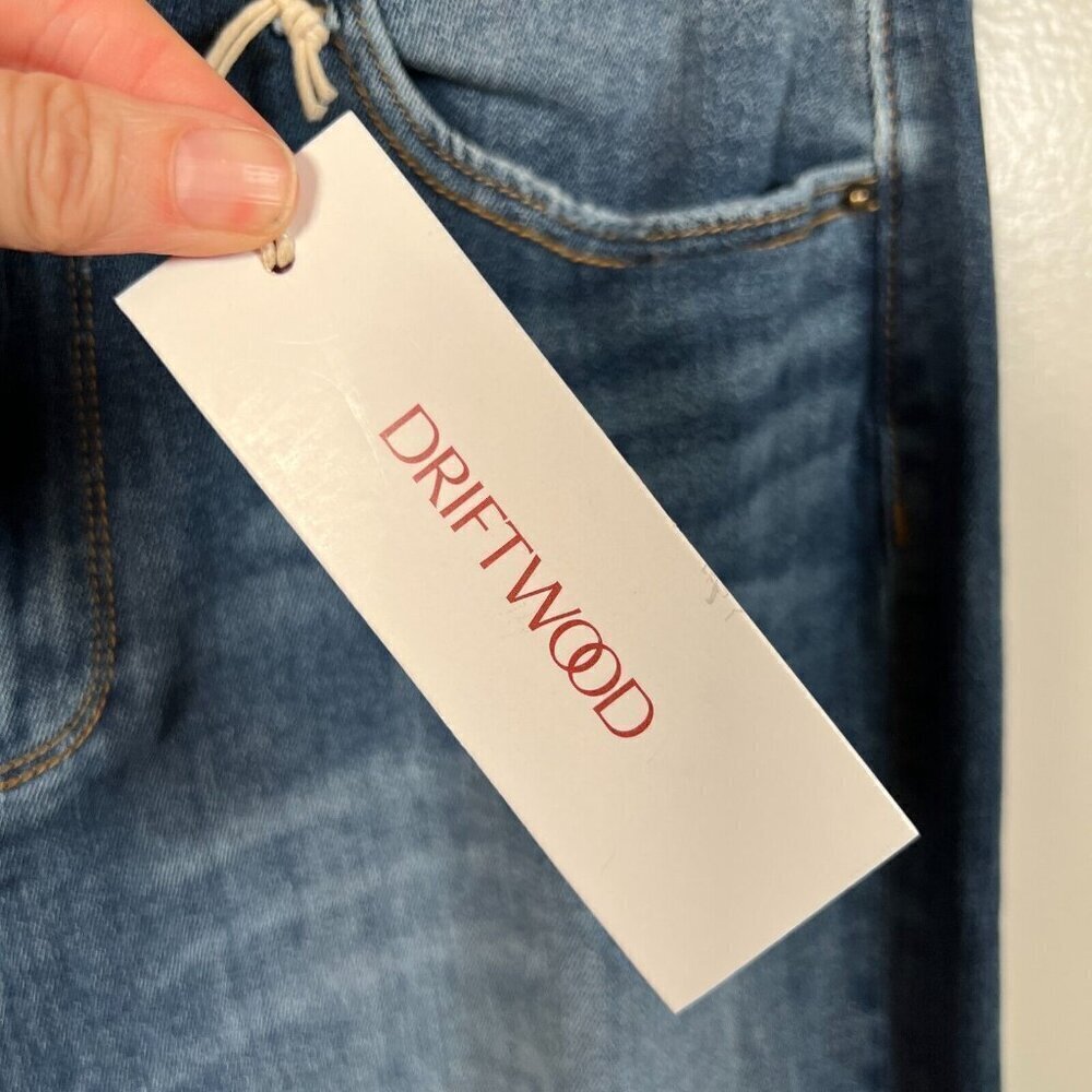 Driftwood Royce Jeans Size 29 High Rise Straight Leg Ankle Medium Wash Blue - Picture 4 of 10